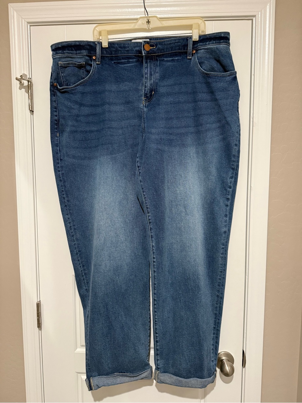 Lane Bryant Boyfriend Jeans in Medium Blue Wash